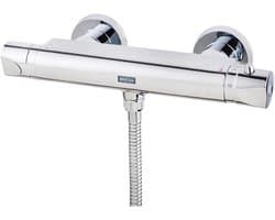 Moderne douchethermostaat met Fast-Fit-aansluitingen voor veilige temperatuurregulatie