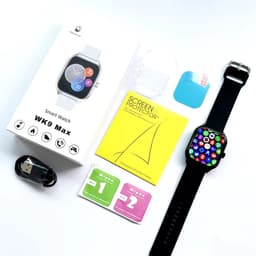 Sjika - Max Smartwatch – Inclusief Hoesje + Screen Protector – ECG, Bloeddrukmeting, SpO2, Hartslag & Slaapmonitor – Fitnesshorloge Voor Android & iOS – Multisport Modes - Zwart - Voor mannen en vrouwen - Perfect cadeau — thumbnail 3