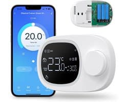 Slimme Wifi Thermostaat voor Elektrische Vloerverwarming - Programmeerbaar & Spraakgestuurd