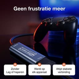 Skoov HDMI Capture Card Incl. USB-C Adapter - Video/Game Capture - HDMI naar USB - 1080P HD - Cam link - Video grabber - Streamen — thumbnail 3