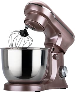 Royal Swiss® - Keukenmachine Keukenrobot met Mengkom 5L - 1500W Planetair Mengsysteem - 10 Snelheden + Pulse - RVS Mengkom - Koffiebruin — thumbnail 2