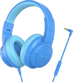 Blackview FitBuds K1 Over-ear hoofdtelefoon - On Ear bedrade opvouwbare hoofdtelefoon voor kinderen - Willekeurige kleur - Blauw/Roze — thumbnail 1