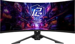 ASRock PG34QRT2B - Gaming Monitor - 34'' - VA - 3440 x 1440 WQHD - Gebogen (1500R) - 180 Hz - 1 ms - 500 cd/m² - 4000:1 - zwart — thumbnail 1