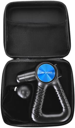 AJ-Sports Massage Gun PRO+ - Massage Pistool - Massage Apparaat - 8 opzetstukken - Inclusief Koffer - Zwart - Draadloos - Krachtig — thumbnail 5