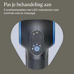 Diepweefmassagepistool voor Pijnverlichting - Elektrisch Percussiemassageapparaat met Bluetooth — thumbnail 5