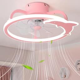 Stille Plafondventilator met LED Verlichting en Afstandsbediening - Dimbaar en 6 Snelheden — thumbnail 3
