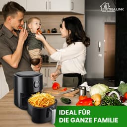 Slimme Heteluchtfriteuse met LED Touchscreen en App Bediening 4L — thumbnail 2