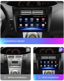 CarPlay geschikt voor Toyota Yaris 2006-2011 Android navigatie Bluetooth USB WiFi 2+32GB — thumbnail 3