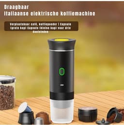 Nexvo®Draagbare Koffiemachine - Blender To Go - Draagbare Blender - Wit - 27cm x 9cm x 9cm — thumbnail 5