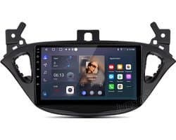Junsun V1 Autoradio Geschikt voor Opel Corsa E 2015-2019 Adam met Android 15, GPS-navigatie, Bluetooth, WIFI, Carplay, FM-radio, Android Auto, RDS, DSP, stuurbediening - Plug & Play - 1GB RAM + 32GB opslag
