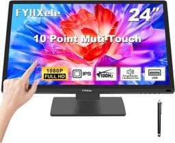 24 Inch FHD 100Hz Touchscreen Monitor met IPS Paneel en 10-Punten Touch — thumbnail 1