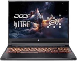 Acer Nitro V 16 AI ANV16-42-R02H - Gaming Laptop - 16 inch 3K 180Hz - AMD Ryzen 7 - 16GB - 512GB SSD - RTX 5060 - inclusief 3mnd PC GamePass