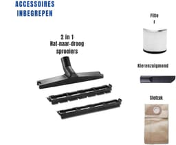 REN® Steelstofzuiger met snoer - Steelstofzuiger - Stofzuiger - Blauw - ‎47cm x 39cm x 36cm — thumbnail 2