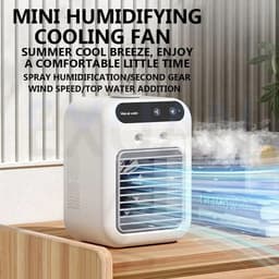 Auto Voertuig Airconditioner Huishoudelijke Ijs Mist Airconditioner Outdoor Auto Koeling Kleine Ventilator Slaapkamer RV Auto Gemonteerde Luchtkoeler — thumbnail 3