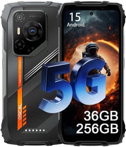 OSCAL PILOT 3 Robuuste Smartphone 5G - 36GB RAM - 256GB ROM - 6,78inch 120Hz- 7500mAh - Android 15 - IP68/IP69K - Dual SIM - GPS - NFC - OTG - Zwart — thumbnail 1