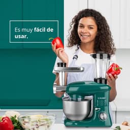 Keukenmachine met 7 accessoires voor veelzijdig koken - Groen - 6 Liter — thumbnail 5