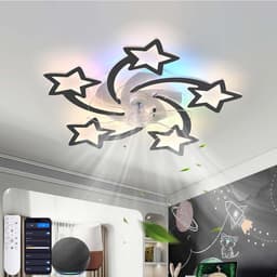 RGB Plafondventilator met Dimbare LED Verlichting en Afstandsbediening — thumbnail 3
