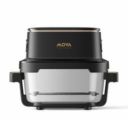 Mova Aeroglass AF20 Pro Glazen Airfryer - Dubbele Capaciteit 4L + 2.5L - Borstelloze Grill — thumbnail 2