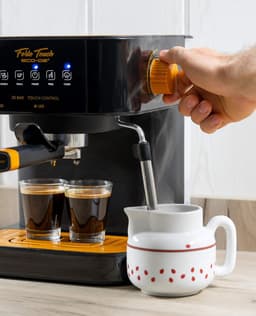 Touchscreen Espressomachine en Broodrooster Set voor Koffie en Ontbijt — thumbnail 2