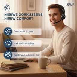 Set Oorkussens voor Jabra Koptelefoon - Engage 65 Oorkussen - Engage 65/75/55 - Kunstleer met traagschuim — thumbnail 3