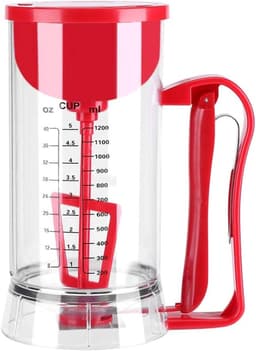 ACEP Elektrische Deegdispenser met Deksel en Weegschaal - 1200ML - Blender- Staafmixer - Alles in 1 - Keukenmachines - Keukenmixer — thumbnail 1