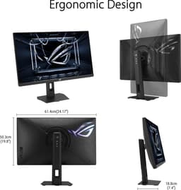 ASUS ROG Strix Pulsar XG27AQNGV - QHD Gaming Monitor - 1ms - 360hz - G-Sync Pulsar-technologie - 27 inch — thumbnail 2