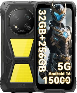 Blackview ROCK 2 Pro - Robuuste Smartphone - 5G - 32GB RAM - 256GB ROM - 6.67 inch 120Hz - 15000mAh Robuuste Telefoon - Android 16 - NFC - GPS - Zwart — thumbnail 1