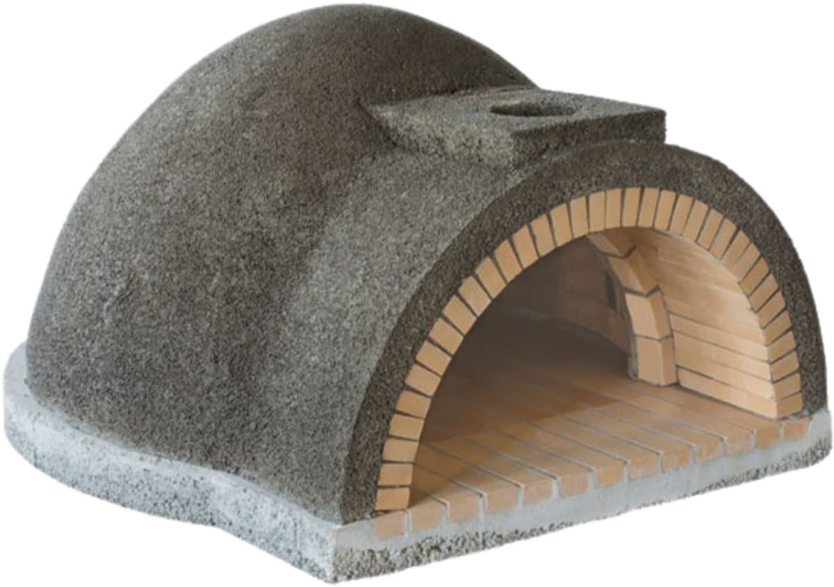 Pizzaoven Classic Small – Houtgestookt – Handgemaakt – Gele Vuurvaste Stenen – Inclusief Stalen Deur — afbeelding 1