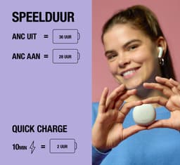 Fresh 'n Rebel Twins Fuse 2 - Draadloze oordopjes - Noise Cancelling oortjes met 36 uur speeltijd - Met Microfoon en App - Dreamy Lilac — thumbnail 4