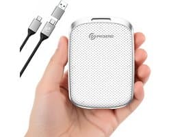 Draagbare Externe SSD 2TB Wit - Hoge Snelheid USB C Opslag