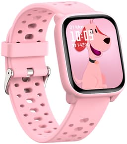 Smartwatch Kinderen – Hartslag – Camera – Stappen – Zaklamp – Roze — thumbnail 4