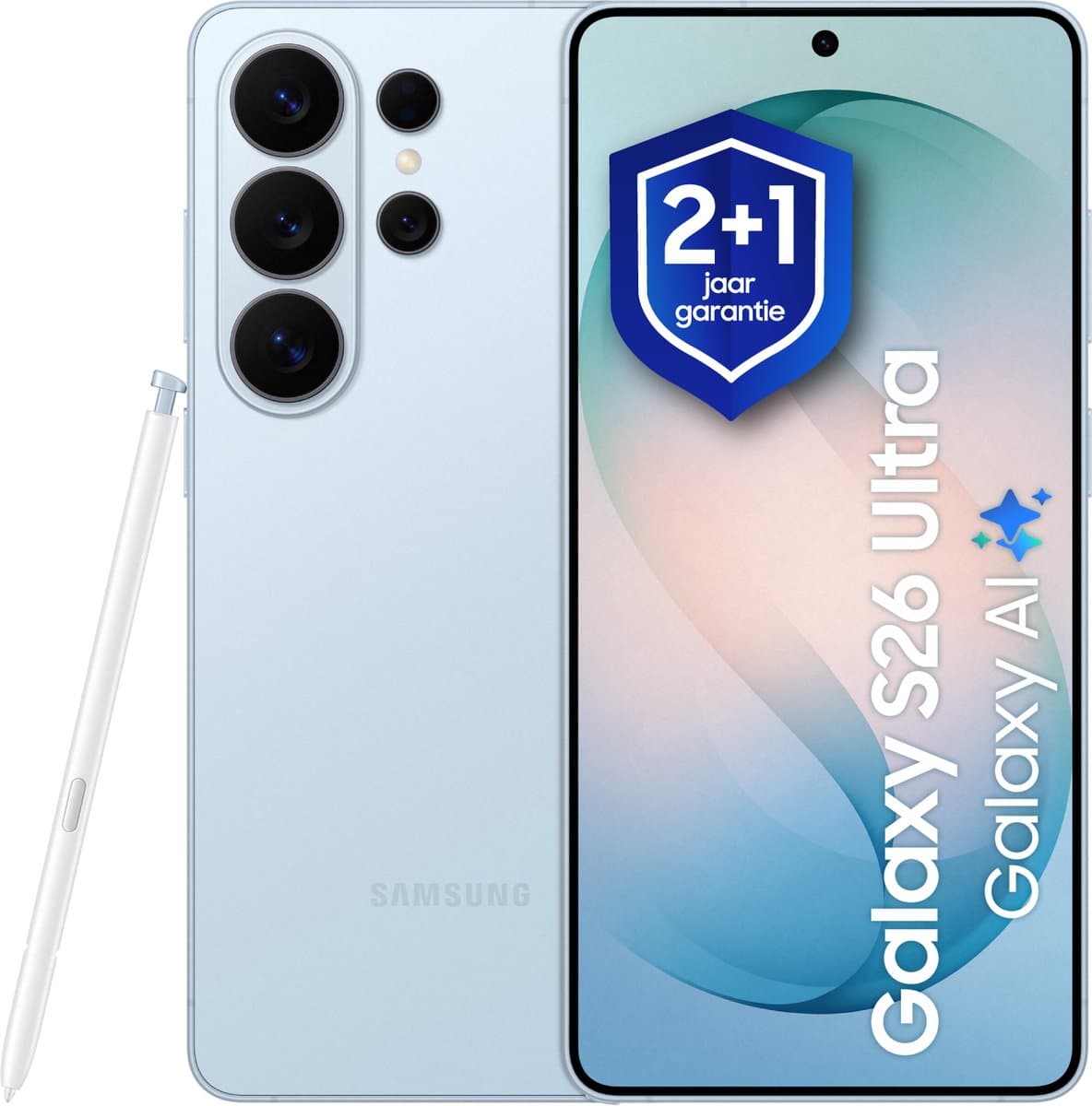 Samsung Galaxy S26 Ultra - Smartphone - 1TB - Sky Blue + 1 jaar extra garantie — afbeelding 1