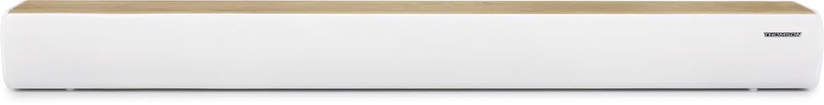 Thomson Cosy SB401BT Soundbar met Houten Afwerking - Bluetooth - Wit — afbeelding 1