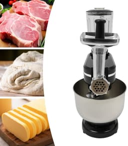 Keukenmixer – Keukenmachine – Mengmachine – Mixer – Deegmixer – Zwart – 700W Motor – 6 Liter Mengkom — thumbnail 5