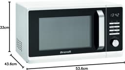 Magnetron 23L Automatisch 800W met Ontdooimodus en RVS — thumbnail 2
