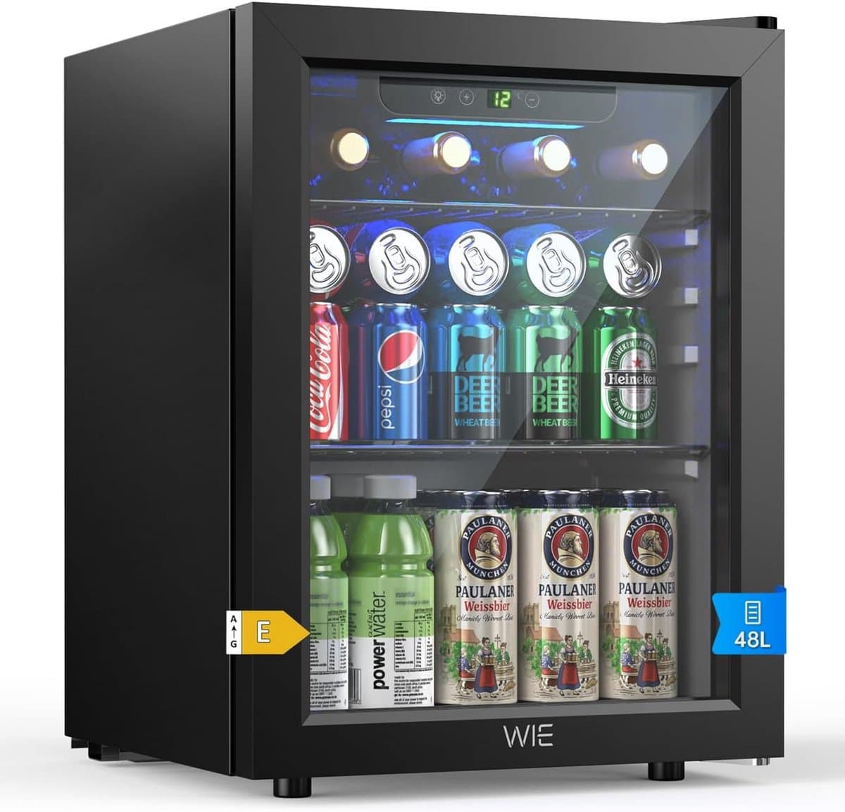 48L Mini Koelkast met Glazen Deur voor Dranken en Meer — afbeelding 1