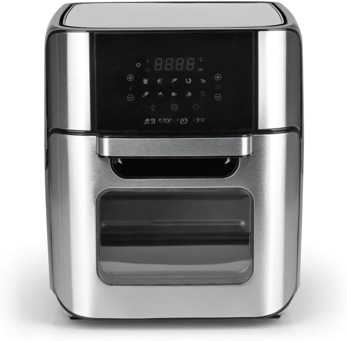 Nexvo® Heteluchtoven - Oven - Airfryer Oven- Zilver - 38cm x 33cm x 37cm — afbeelding 1