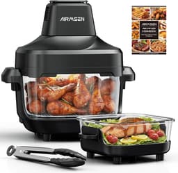 Draagbare Airfryer 4.5 Liter - Compact en Makkelijk in Gebruik — thumbnail 2