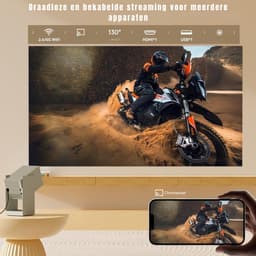 RONN® Mini beamers - Projector - Mini beamer - Matcha - 32cm x 18cm x 18cm — thumbnail 4