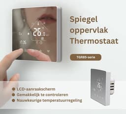NBAP® Thermostaat voor cv - Draadloos met Wifi - Met App - Wit — thumbnail 5