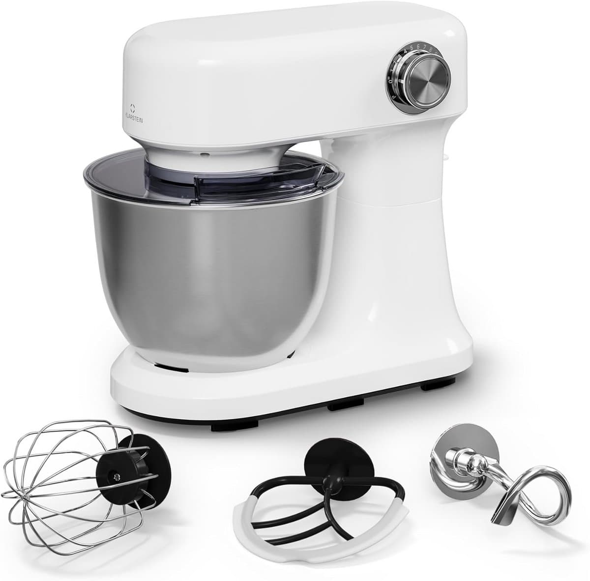 Krachtige Keukenmachine – 1500W Mixer met 5L RVS Kom, Planetaire Kneedfunctie en 12 Snelheden — afbeelding 1