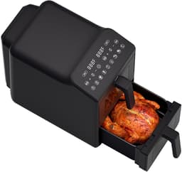 LAFE - Air Fryer - vetvrije friteuse - 2 kamers 5 L, vermogen 2460 W, LCD-display, Dual Fry — thumbnail 3