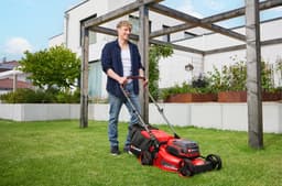 Einhell Accu Grasmaaier GC-CM 36/42 Li BL Kit - Power X-Change - 36 V/Li-ion - Maaibreedte: 42 cm - Aanbevolen gazonoppervlakte: tot 400 m² - 50 L opvangzak - Maaihoogte: 25-75 mm - Incl. 2x43.0 Ah accu en 2 opladers — thumbnail 2