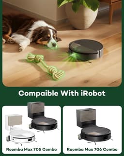 705 Combo rolmop geschikt voor iRobot Roomba Max 705 Combo/Max 706 Combo robotstofzuiger — thumbnail 2