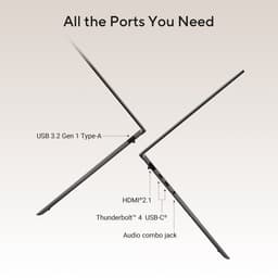ASUS Zenbook S14 OLED UX5406AA-QJ045W - Copilot+ PC Laptop - Core Ultra 9 - 32GB/1000GB SSD - 14 inch — thumbnail 5
