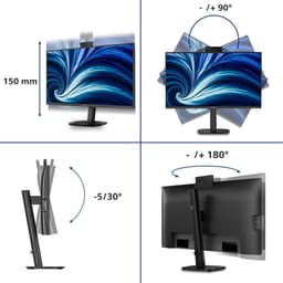 Philips 27B2N3500JH - 27 inch QHD Business Monitor - 120Hz - 5 jaar garantie — thumbnail 5