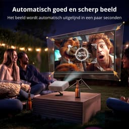 Aurzen EAZZE D1G Mini Beamer – Google TV – Full HD 1080p – 4K Ondersteuning – Mini Projector – HDR10 – Netflix – Dolby Audio – Auto Focus & Keystone – WiFi 5G & Bluetooth 5.1 – Stream eenvoudig vanaf je smartphone – Chromecast ingebouwd — thumbnail 4