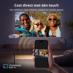 Aurzen EAZZE D1G Mini Beamer – Google TV – Full HD 1080p – 4K Ondersteuning – Mini Projector – HDR10 – Netflix – Dolby Audio – Auto Focus & Keystone – WiFi 5G & Bluetooth 5.1 – Stream eenvoudig vanaf je smartphone – Chromecast ingebouwd — thumbnail 2