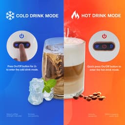 HiBREW H2A 4-in-1 Koffiezetapparaat voor Koude/Warme Extractie - Koffiesterkte Handmatig Instelbaar - 19 Bar Hoge Extractie - Afneembaar Waterreservoir van 600 ml - Bescherming Tegen Droogkoken - Zwart — thumbnail 3