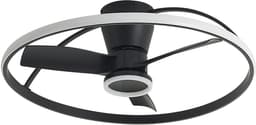 QAZQA steer - Dimbare LED Stille Plafondventilator met Verlichting | Lamp en Afstandsbediening - 1 lichts - Ø 76 cm - - Woonkamer | Slaapkamer — thumbnail 2